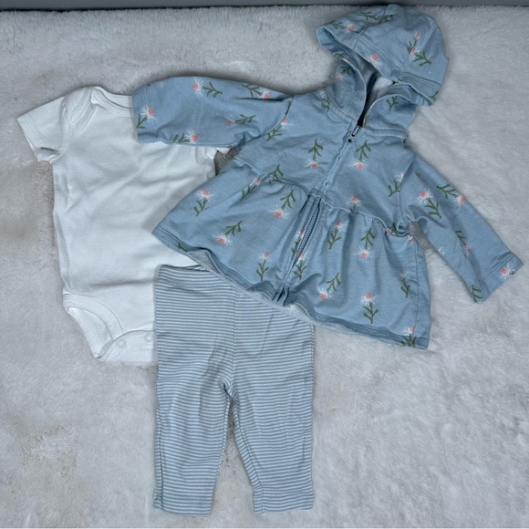 Carter's Other - Carters Baby Girl Blue Spring Outfit
